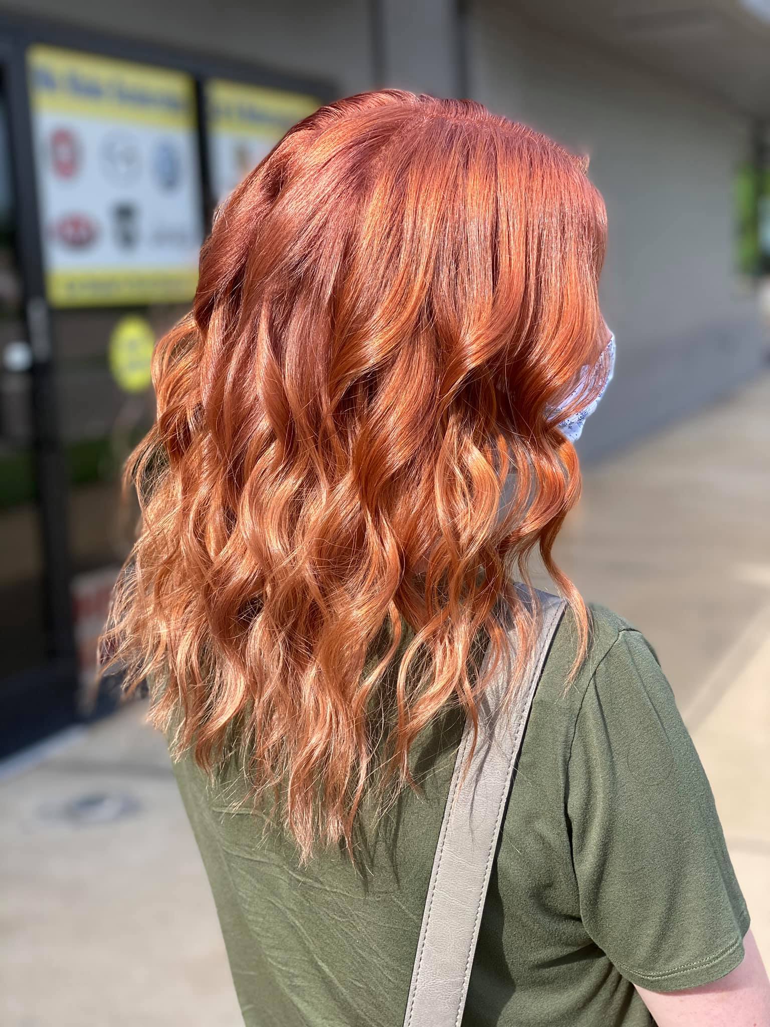 Good morning International Babes! We hope everyone had an amazing July 4th with your friends & family. We wanted to bless your timeline with this amazing red head Kalin Brooks did on one of her clients. Isn’t it beautiful - We ask that if you wanted to schedule an appointment with our stylist or have any question please contact our salon @ 901-382-5800, that’s the fastest way we can book your appt, or answer any of your question - thank you in advance