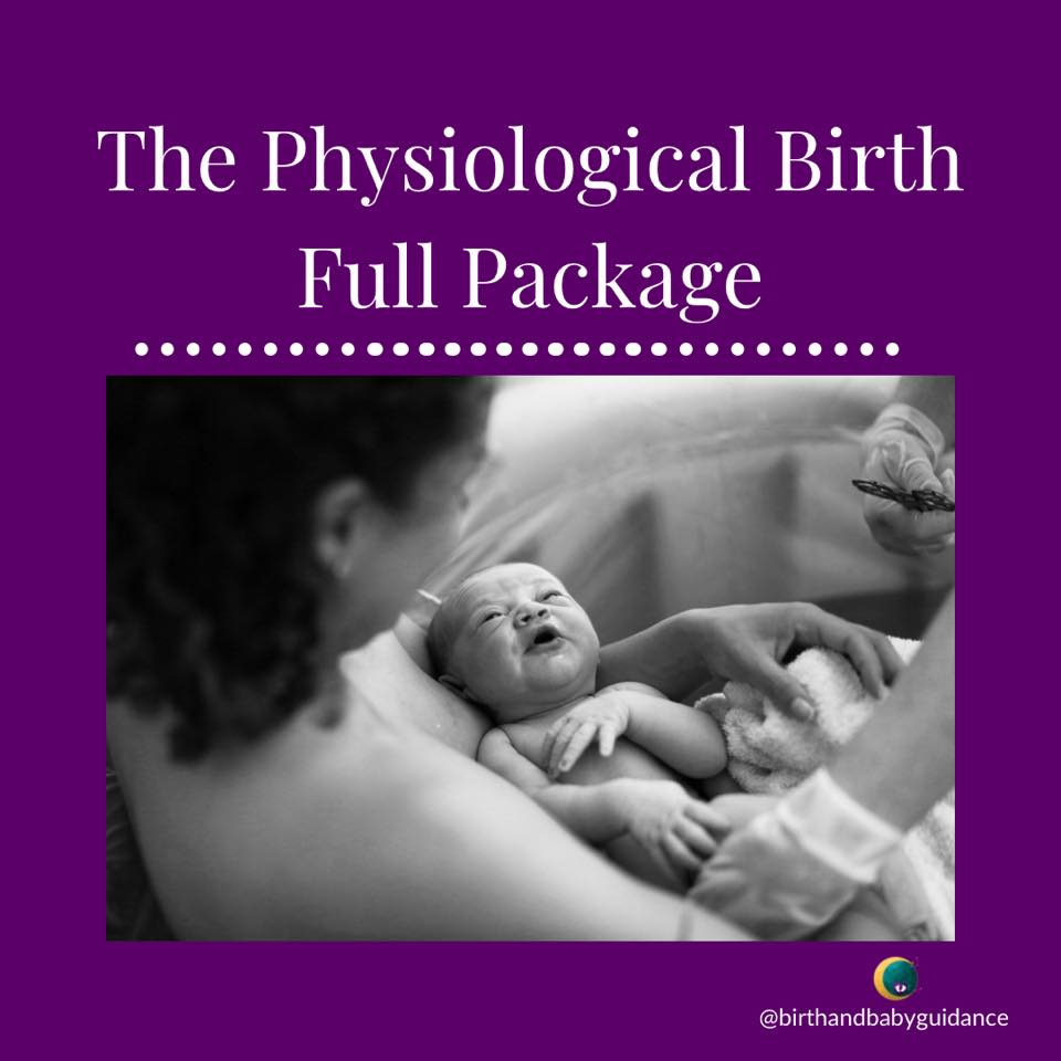So what does physiological birth mean? Simply put, it means the normal way the body works. Birth is a normal body function that is best and safest when left to its own devices. Birth comes with many variations, but the overall full package of normal birth includes: Spontaneous start to labor: that is, not being induced unless medically necessary. ... A private setting that feels safe to YOU: this can mean not only at home or in the hospital, but in the woods if you so choose. A supportive team: Made up of care providers who you are comfortable with and who know and trust birth, family members, and friends. Delayed cord clamping: This helps make sure baby has as much blood possible returned to their body after being born. Spontaneous placenta delivery: This allows the placenta to leave the body along its own natural attachment points, resulting in less trauma. Immediate, extended skin-to-skin contact between mom and baby: you deserve to keep your prize! Early start to breastfeeding: that is, following baby’s signs for readiness to take the next step. Some babies are born wanting to nurse, others like to hang out and take in the new world a bit.