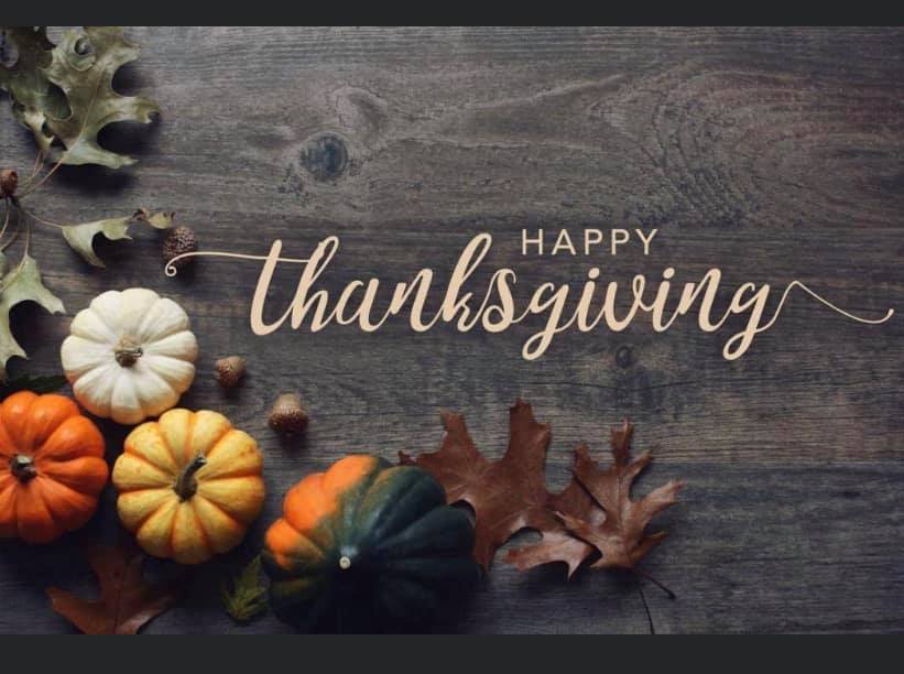 Happy Thanksgiving to all our wonderful patients! Please note the office will be closed Thu/Fri and we will reopen Monday at 9 am.
