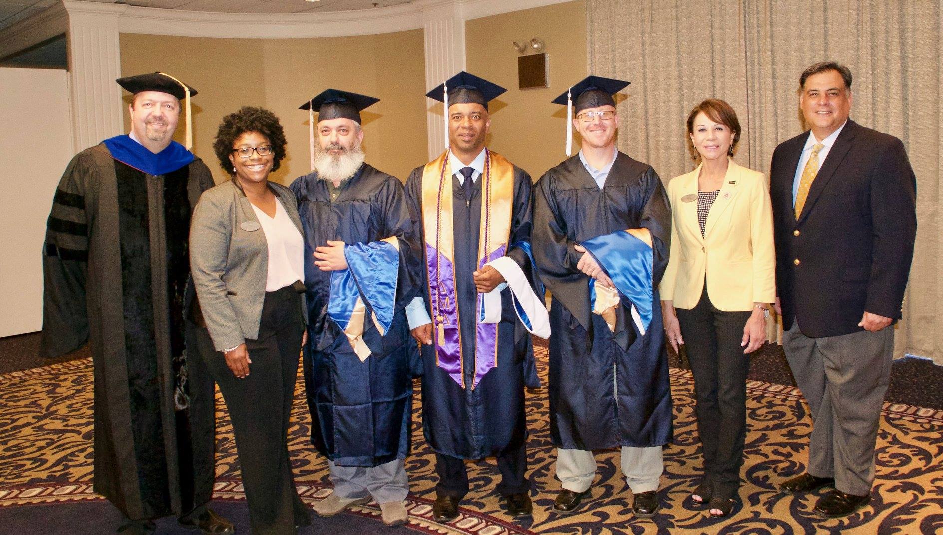 A first look at graduation yesterday!