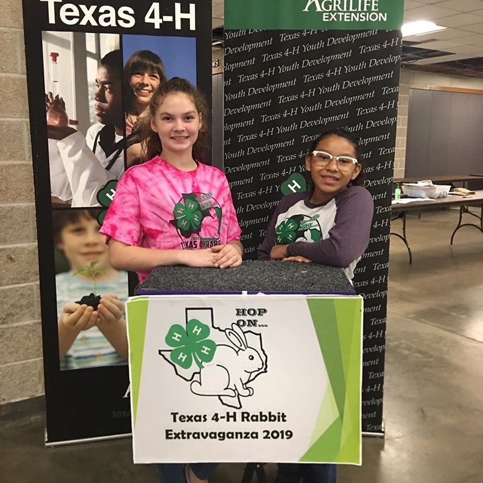 #latergram These two and their bunnies did great at the 4H Rabbit Extravaganza in Belton, Texas! Represented East Fort Worth 4H well!!! Bringing home two 1sts and a 2nd!!