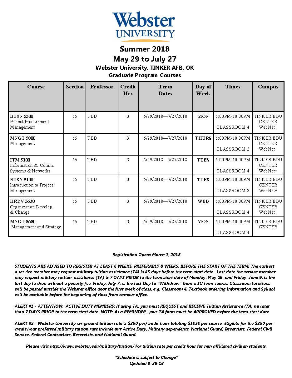 The Summer Schedule is now available! Please call, email, or stop by to enroll.